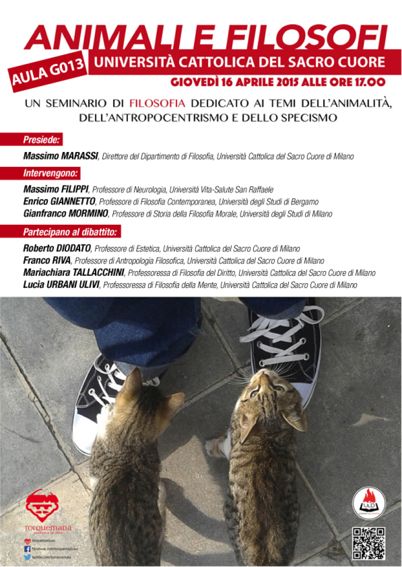 Animali e Filosofi all’Università Cattolica