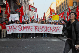 Gli antifa offendono la Resistenza